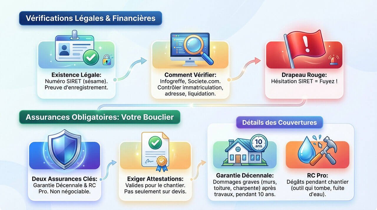 Checklist des documents obligatoires pour vérifier une entreprise de rénovation